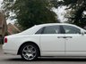 USED 2012 M ROLLS-ROYCE GHOST 6.6 V12 Saloon 4dr Petrol Auto Euro 5 (563 bhp) PANROOF+HUD+REAR THEATRE+FACTORY WHITE
