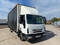 USED 2016 16 IVECO EUROCARGO 7.5 TONNE CURTAIN SIDER WITH TUCKUNDER TAIL LIFT 