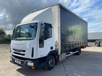 USED 2016 16 IVECO EUROCARGO 7.5 TONNE CURTAIN SIDER WITH TUCKUNDER TAIL LIFT 