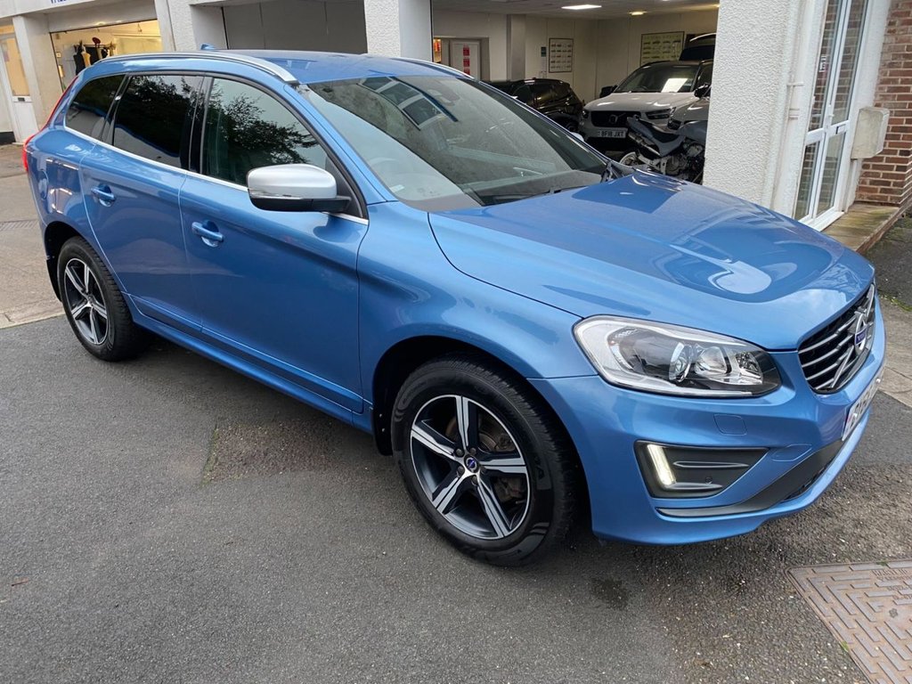 USED 2016 66 VOLVO XC60 2.4 D5 R-Design Lux Nav SUV 5dr Diesel Auto AWD Euro 6 (s/s) (220 ps) 66000 MILES WINTER PACK