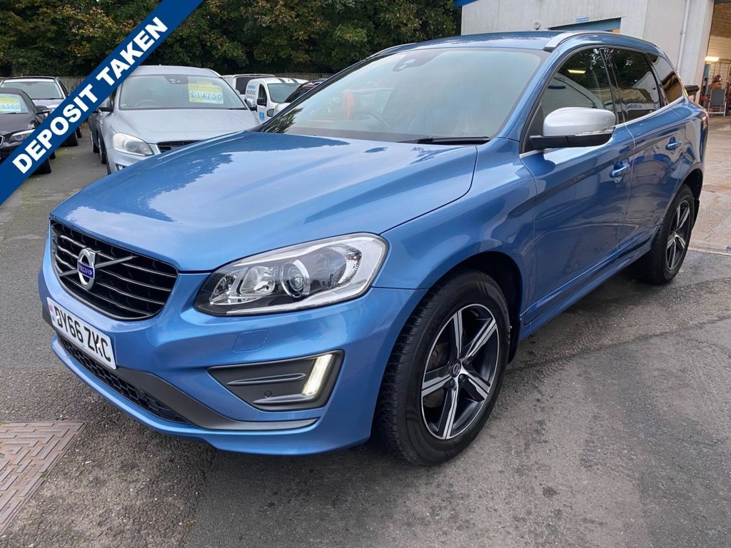 USED 2016 66 VOLVO XC60 2.4 D5 R-Design Lux Nav SUV 5dr Diesel Auto AWD Euro 6 (s/s) (220 ps) 66000 MILES WINTER PACK