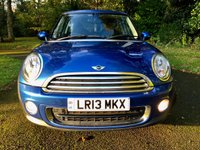 USED 2013 13 MINI HATCH 1.6 One Hatchback 3dr Petrol Auto Euro 5 (98 ps) 1 PRIVATE LADY OWNER FROM NEW//ONLY 26;000 MILES//ELEC FOLD HEATED MIRRORS//HEATED SEATS AND WASHER JETS//15inch ALLOYS//5 STAR ALLOYS//MULTI-FUNCTION STEERING WHEEL//PASSENGER SEAT HEIGHT ADJUST//FRONT ARMREST//REAR PARK SENSORS//FRONG FOG LIGHTS//BLUETOOTH//AIRCON//X10 AIRBAGS 1 PRIVATE LADY OWNER FROM NEW//ONLY 26;000 MILES//ELEC FOLD HEATED MIRRORS//HEATED SEATS AND WASHER JETS//15inch ALLOYS//5 STAR ALLOYS//MULTI-FUNCTION STEERING WHEEL//PASSENGER SEAT HEIGHT ADJUST//FRONT ARMREST//REAR PARK SENSORS//FRONG FOG LIGHTS//BLUETOOTH//AIRCON//X10 AIRBAGS