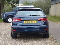 USED 2019 19 AUDI A3 1.6 TDI 30 Sport Sportback 5dr Diesel S Tronic Euro 6 (s/s) (116 ps) www.suffolkcarcentre.co.uk - Located at Reydon