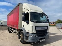 USED 2016 16 DAF LF LF 230 18 TONNE CURTAINSIDER - DAY CAB 