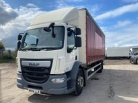 USED 2016 16 DAF LF LF 230 18 TONNE CURTAINSIDER - DAY CAB 