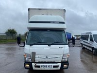USED 2019 69 FUSO CANTER CANTER FUSO 7.5 TONNE SLEEPER POD CURTAINSIDER - AUTO (175 BHP) TUCKUNDER TAIL LIFT 