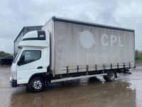 USED 2019 69 FUSO CANTER CANTER FUSO 7.5 TONNE SLEEPER POD CURTAINSIDER - AUTO (175 BHP) TUCKUNDER TAIL LIFT 