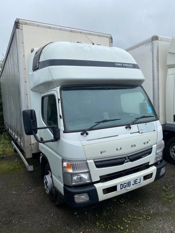 2018 FUSO CANTER CANTER FUSO 7.5 TONNE SLEEPER POD CURTAINSIDER - AUTO (175 BHP) £5999.00