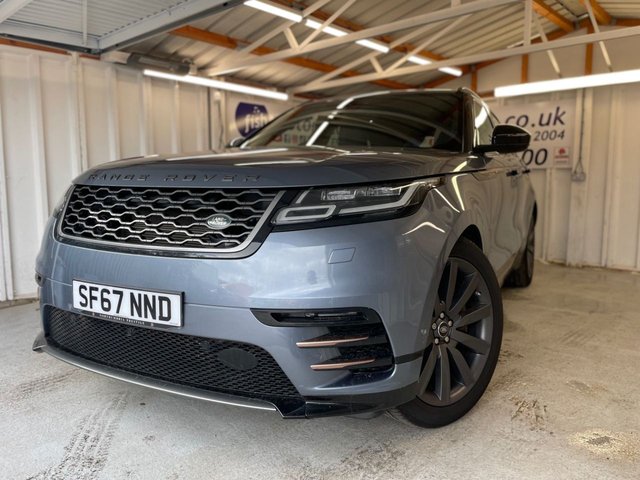 2017 67 LAND ROVER RANGE ROVER VELAR 3.0 Si6 V6 R-Dynamic HSE SUV 5dr Petrol Auto 4WD Euro 6 (s/s) (380 ps)+1 OWNER+FSH+MEDIA+PANORAMIC SUNROOF 2 KEYS+SH+1 OWNER FROM NEW+LEATHER HEATED SEATS+CAMERA+CRUISE+PANORAMIC SUNROOF+BLUETOOTH+MEDIA+NAV+HPI CLEAR+VOSA MOT HISTORY PRINTOUT, PART EXCHANGE WELCOME, AA CHECKED+The car is in very good condition in and out . Bodywork has no obvious dents or scratches . Interior is very clean without any obvious wear or tear to the seats or carpets.Tyres excellent ,Engine+gearbox in good order.