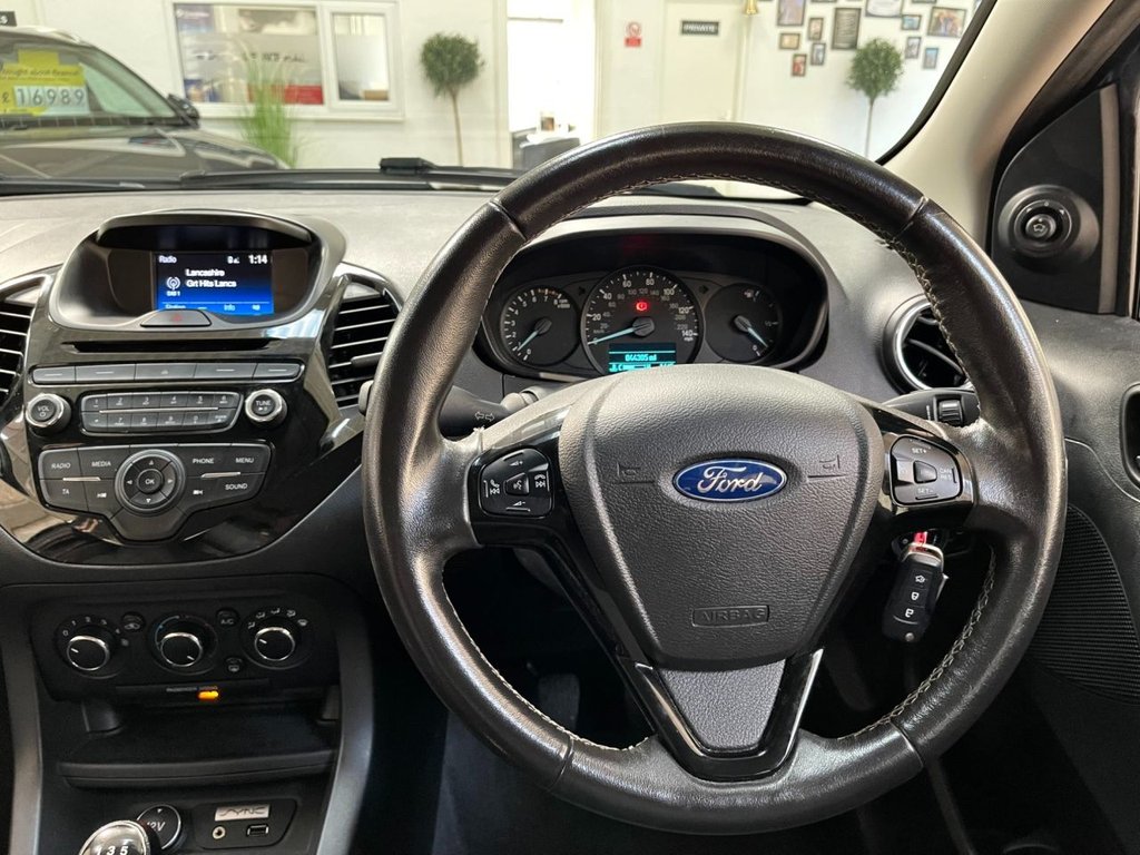 USED 2016 66 FORD KA+ 1.2 Ti-VCT Zetec Hatchback 5dr Petrol Manual Euro 6 (70 ps) LOW INSURANCE AND ROAD TAX++++