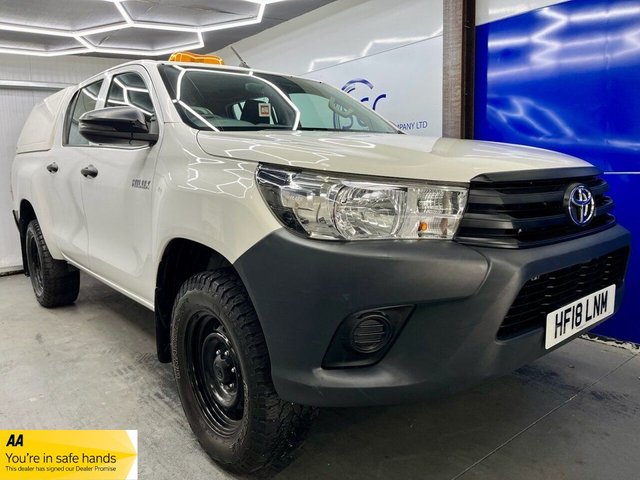2018 18 Toyota HI-Lux 2.4 D-4D Active Pickup Double Cab 4dr Diesel Manual 4WD Euro 6 (3.5t) (150 ps)