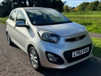 USED 2013 62 KIA PICANTO 1.0 2 Hatchback 5dr Petrol Manual Euro 5 (68 bhp) BLUETOOTH-AUX-USB