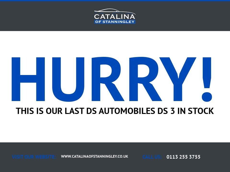 2017 DS Automobiles DS 3 Performance Line £7,000