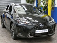 USED 2020 69 LEXUS UX 2.0 250h F Sport SUV 5dr Petrol Hybrid E-CVT Euro 6 (s/s) (184 ps) SAT NAV PART LEATHER HEATED SEATS HEATED STEERING WHEEL REAR VIEW CAMERA PARK SENSORS FACTORY FITTED LEXUS TRACKER 1 OWNER SERVICE HISTORY LEXUS WARRANTY TILL JAN 2030