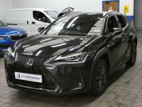 USED 2020 69 LEXUS UX 2.0 250h F Sport SUV 5dr Petrol Hybrid E-CVT Euro 6 (s/s) (184 ps) SAT NAV PART LEATHER HEATED SEATS HEATED STEERING WHEEL REAR VIEW CAMERA PARK SENSORS FACTORY FITTED LEXUS TRACKER 1 OWNER SERVICE HISTORY LEXUS WARRANTY TILL JAN 2030