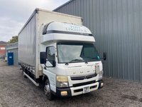 USED 2019 19 FUSO CANTER MITSUBISHI CANTER FUSO 7.5 TONNE CURTAIN WITH SLEEPER POD AND TUCK AWAY TAIL LIFT 