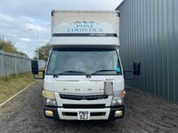 USED 2019 19 FUSO CANTER MITSUBISHI CANTER FUSO 7.5 TONNE CURTAIN WITH SLEEPER POD AND TUCK AWAY TAIL LIFT 