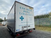 USED 2019 19 FUSO CANTER MITSUBISHI CANTER FUSO 7.5 TONNE CURTAIN WITH SLEEPER POD AND TUCK AWAY TAIL LIFT 