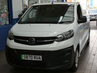 USED 2021 70 VAUXHALL VIVARO-E 3100 75kWh Dynamic Panel Van 5dr Electric Auto L1 H1 (136 ps) GENUINE LOW MILES 3 SEATS ANDROID APPLE CARPLAY AIR CON CRUISE CONTROL PARKING SENSORS 1 OWNER SERVICE HISTORY