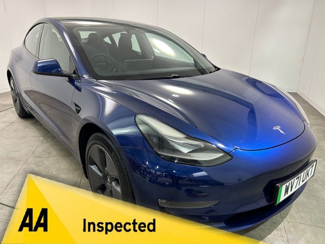 View our Tesla Model 3 (Dual Motor) Long Range Saloon 4dr Electric Auto 4WDE (346 ps)
