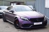 USED 2017 67 MERCEDES-BENZ C-CLASS 4.0 C63 V8 BiTurbo AMG Coupe 2dr Petrol SpdS MCT Euro 6 (s/s) (476 ps) RED / BLACK LEATHER - CAMERA