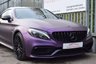 USED 2017 67 MERCEDES-BENZ C-CLASS 4.0 C63 V8 BiTurbo AMG Coupe 2dr Petrol SpdS MCT Euro 6 (s/s) (476 ps) RED / BLACK LEATHER - CAMERA