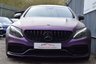 USED 2017 67 MERCEDES-BENZ C-CLASS 4.0 C63 V8 BiTurbo AMG Coupe 2dr Petrol SpdS MCT Euro 6 (s/s) (476 ps) RED / BLACK LEATHER - CAMERA