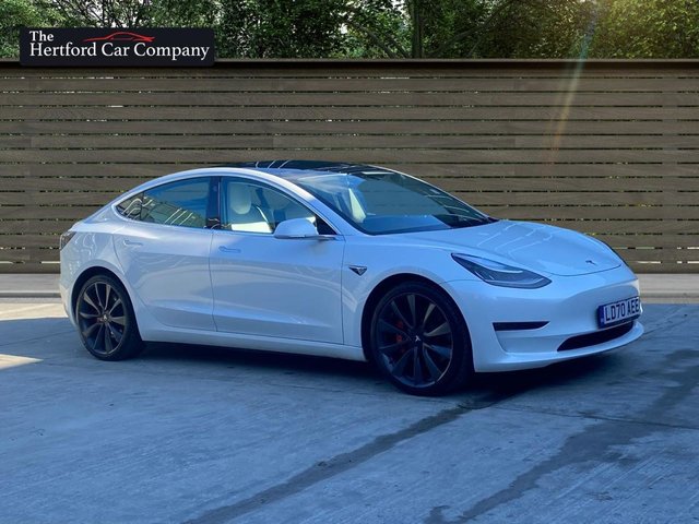 2020 70 Tesla Model 3 (Dual Motor) Performance Saloon 4dr Electric Auto 4WDE (Performance Upgrade) (449 bhp)