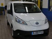 USED 2018 68 NISSAN e-NV200 40kWh Acenta Panel Van 5dr Electric Auto SWB (Quick Charge) (109 ps) &pound;0 ROAD TAX AIR CON CRUISE CONTROL REAR VIEW CAMERA PLYLINED 1 OWNER GENUINE LOW MILES