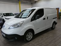 USED 2018 68 NISSAN e-NV200 40kWh Acenta Panel Van 5dr Electric Auto SWB (Quick Charge) (109 ps) &pound;0 ROAD TAX AIR CON CRUISE CONTROL REAR VIEW CAMERA PLYLINED 1 OWNER GENUINE LOW MILES