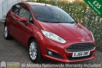 USED 2016 66 FORD FIESTA 1.0T TITANIUM X 5 DOOR AUTO 100 BHP (EURO 6) Ultra-Low Mileage with Ford History
