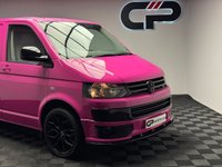 USED 2013 13 VOLKSWAGEN TRANSPORTER 2.0 TDI T28 Startline Panel Van 4dr Diesel Manual L1 H1 (198 g/km, 101 bhp) FULL HOT PINK RESPRAY|BODY KIT