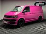 USED 2013 13 VOLKSWAGEN TRANSPORTER 2.0 TDI T28 Startline Panel Van 4dr Diesel Manual L1 H1 (198 g/km, 101 bhp) FULL HOT PINK RESPRAY|BODY KIT