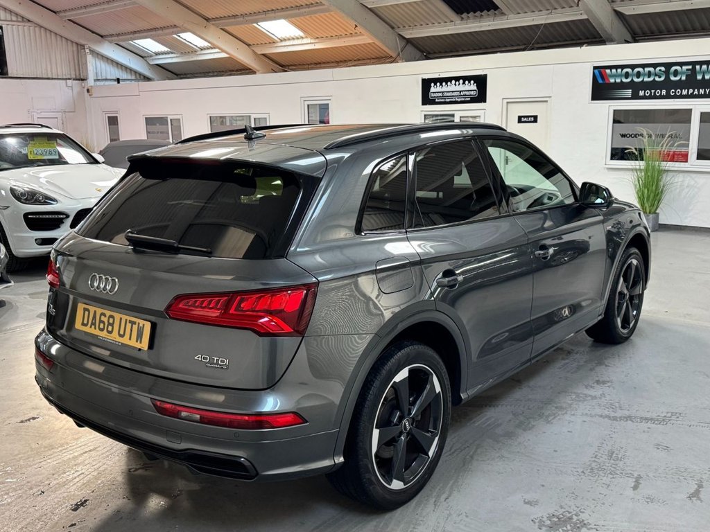 USED 2019 68 AUDI Q5 2.0 TDI 40 Black Edition SUV 5dr Diesel S Tronic quattro Euro 6 (s/s) (190 ps) DIGIDASH+CARPLAY+20S+HEATSEATS