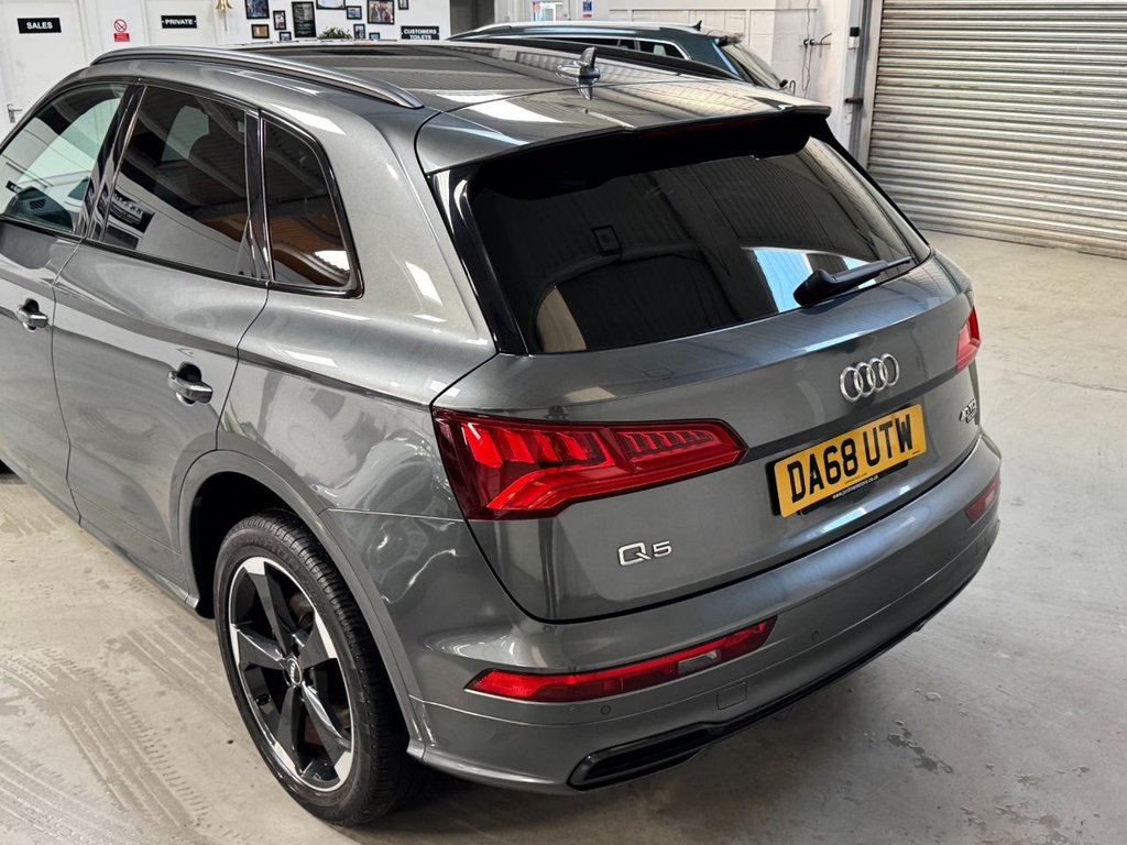 USED 2019 68 AUDI Q5 2.0 TDI 40 Black Edition SUV 5dr Diesel S Tronic quattro Euro 6 (s/s) (190 ps) DIGIDASH+CARPLAY+20S+HEATSEATS