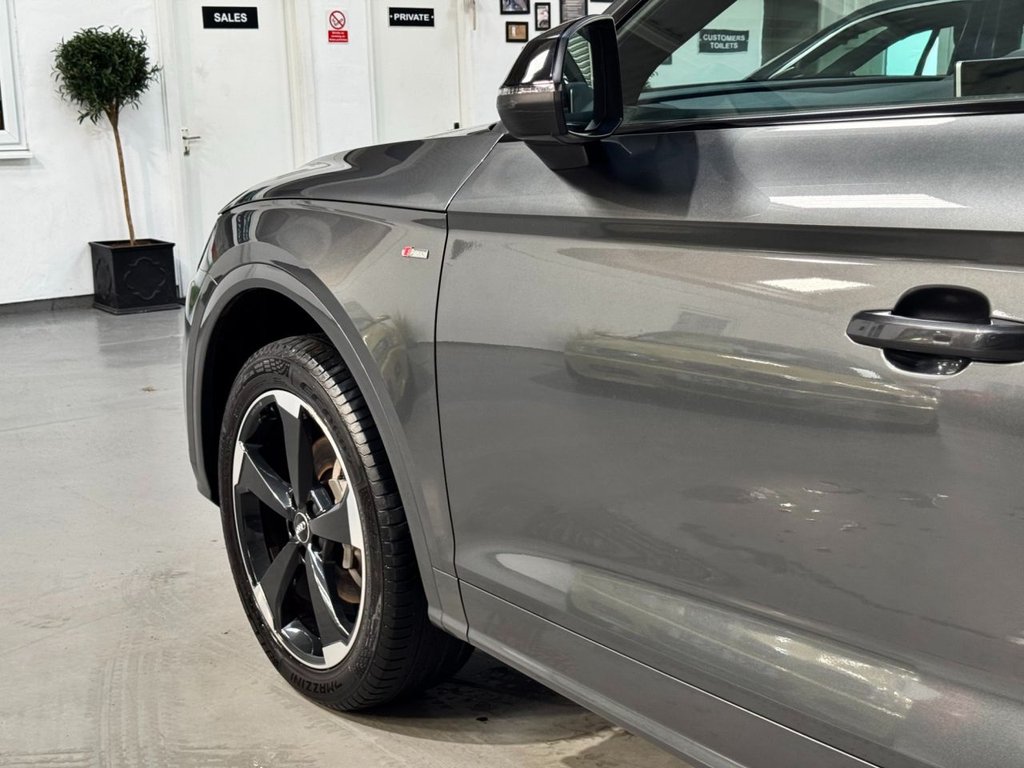 USED 2019 68 AUDI Q5 2.0 TDI 40 Black Edition SUV 5dr Diesel S Tronic quattro Euro 6 (s/s) (190 ps) DIGIDASH+CARPLAY+20S+HEATSEATS