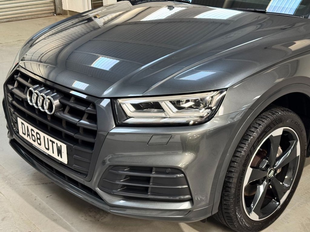 USED 2019 68 AUDI Q5 2.0 TDI 40 Black Edition SUV 5dr Diesel S Tronic quattro Euro 6 (s/s) (190 ps) DIGIDASH+CARPLAY+20S+HEATSEATS