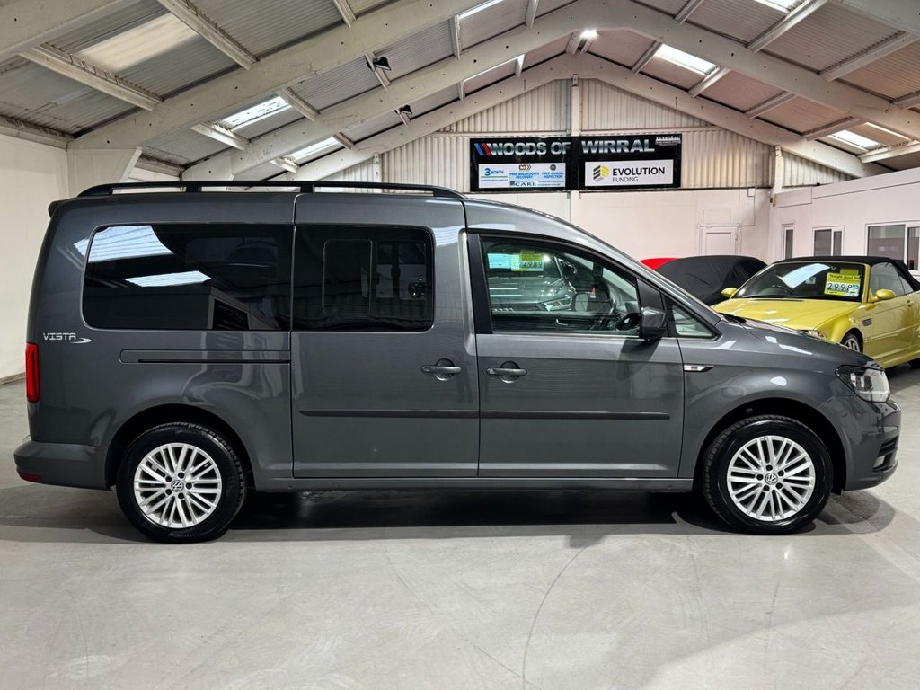 USED 2016 66 VOLKSWAGEN CADDY MAXI LIFE 2.0 TDI BlueMotion Tech MPV 5dr Diesel Manual Euro 6 (s/s) (102 ps) 5 SEATS+WHEELCHAIR ACCESS+PARK