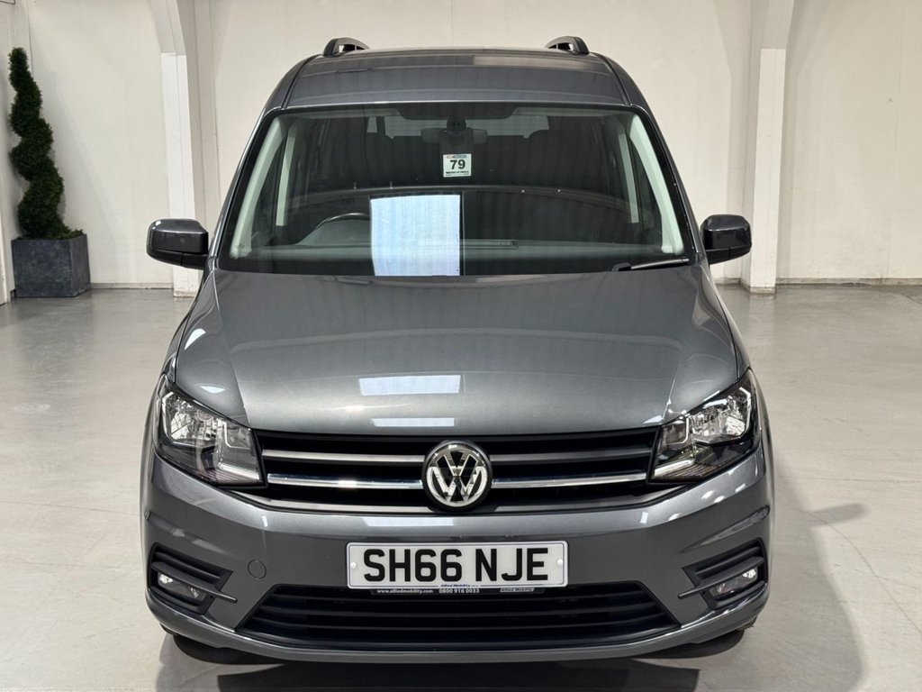 USED 2016 66 VOLKSWAGEN CADDY MAXI LIFE 2.0 TDI BlueMotion Tech MPV 5dr Diesel Manual Euro 6 (s/s) (102 ps) 5 SEATS+WHEELCHAIR ACCESS+PARK