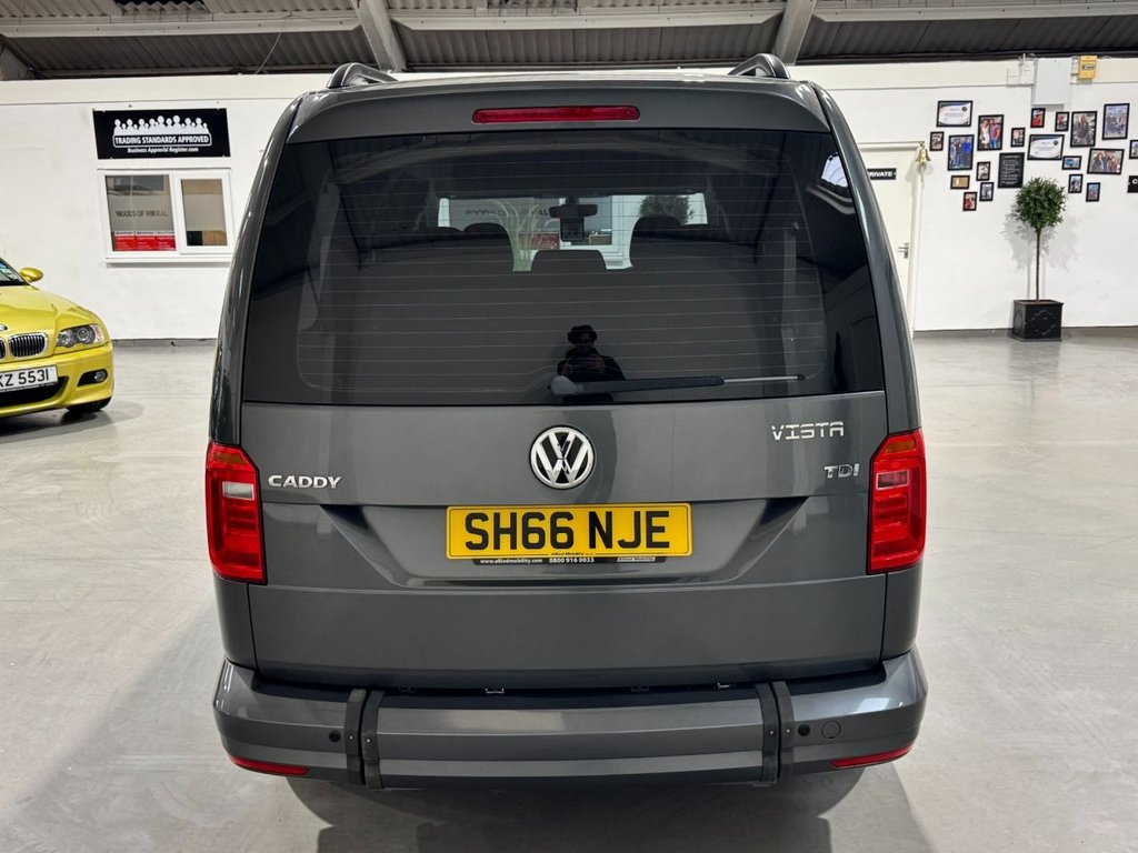 USED 2016 66 VOLKSWAGEN CADDY MAXI LIFE 2.0 TDI BlueMotion Tech MPV 5dr Diesel Manual Euro 6 (s/s) (102 ps) 5 SEATS+WHEELCHAIR ACCESS+PARK