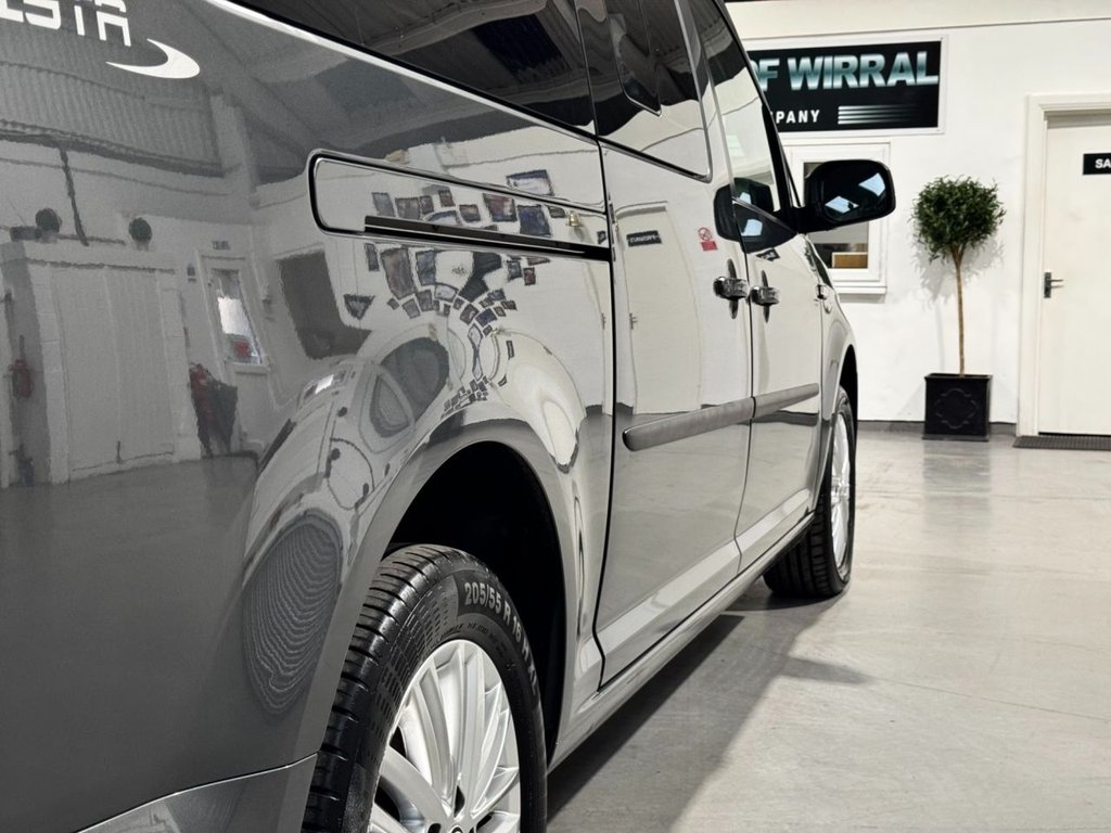 USED 2016 66 VOLKSWAGEN CADDY MAXI LIFE 2.0 TDI BlueMotion Tech MPV 5dr Diesel Manual Euro 6 (s/s) (102 ps) 5 SEATS+WHEELCHAIR ACCESS+PARK