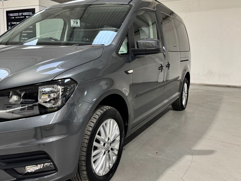USED 2016 66 VOLKSWAGEN CADDY MAXI LIFE 2.0 TDI BlueMotion Tech MPV 5dr Diesel Manual Euro 6 (s/s) (102 ps) 5 SEATS+WHEELCHAIR ACCESS+PARK