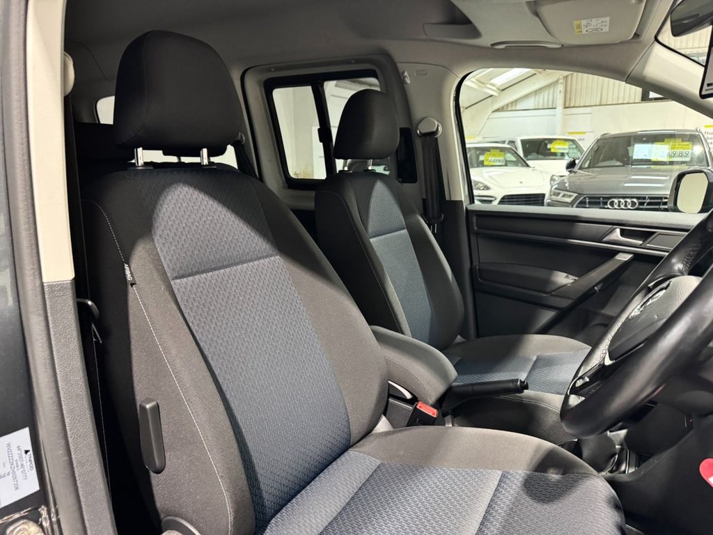 USED 2016 66 VOLKSWAGEN CADDY MAXI LIFE 2.0 TDI BlueMotion Tech MPV 5dr Diesel Manual Euro 6 (s/s) (102 ps) 5 SEATS+WHEELCHAIR ACCESS+PARK