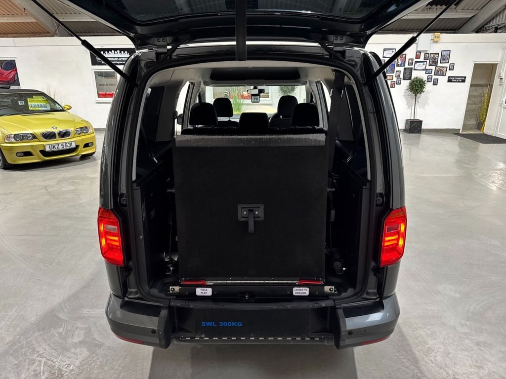 USED 2016 66 VOLKSWAGEN CADDY MAXI LIFE 2.0 TDI BlueMotion Tech MPV 5dr Diesel Manual Euro 6 (s/s) (102 ps) 5 SEATS+WHEELCHAIR ACCESS+PARK