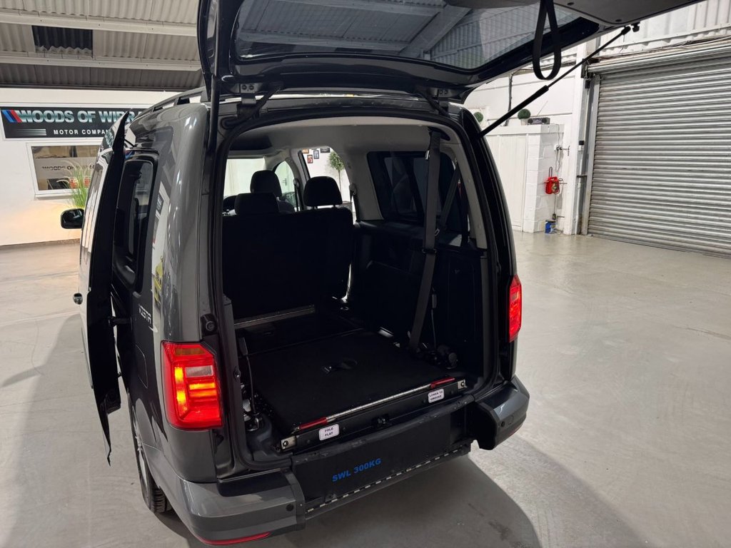 USED 2016 66 VOLKSWAGEN CADDY MAXI LIFE 2.0 TDI BlueMotion Tech MPV 5dr Diesel Manual Euro 6 (s/s) (102 ps) 5 SEATS+WHEELCHAIR ACCESS+PARK