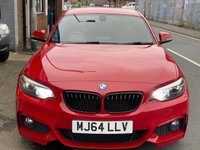 USED 2014 64 BMW 2 SERIES 2.0 220d M Sport Coupe 2dr Diesel Manual Euro 6 (s/s) (190 ps) ....Stunning Car.....Low Miles