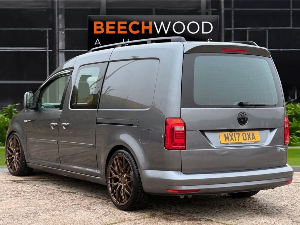 USED 2017 17 VOLKSWAGEN CADDY MAXI 2.0 TDi C20 Maxi Combi Van 5dr Diesel DSG FWD  5 SEATS!