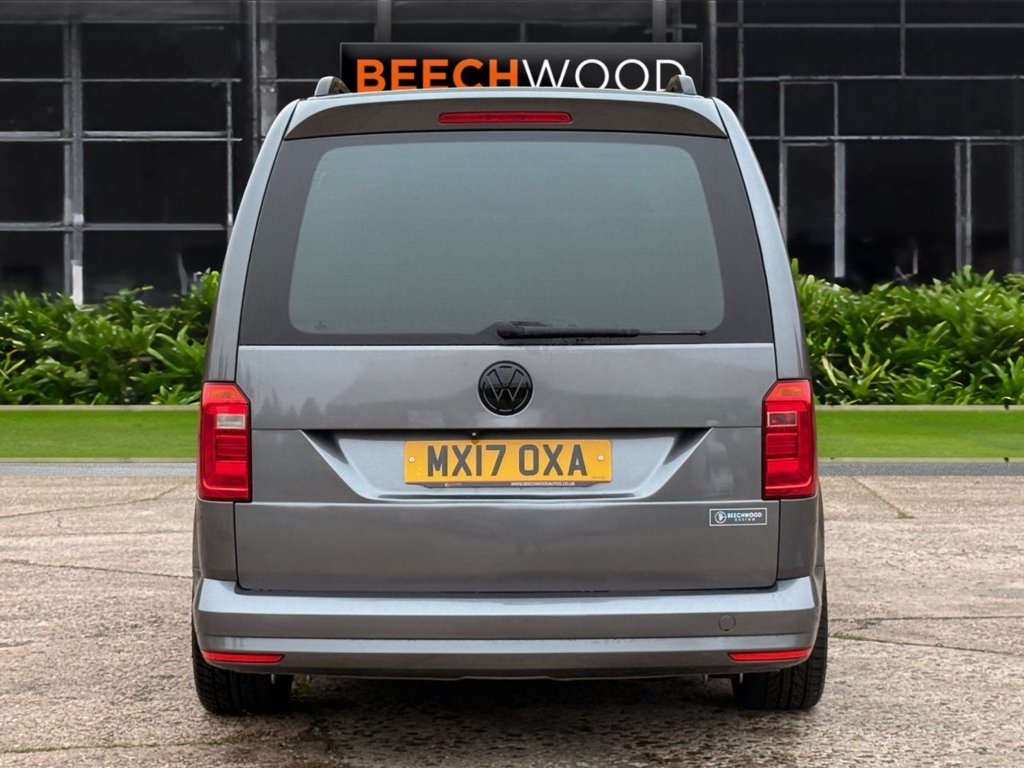 USED 2017 17 VOLKSWAGEN CADDY MAXI 2.0 TDi C20 Maxi Combi Van 5dr Diesel DSG FWD  5 SEATS!