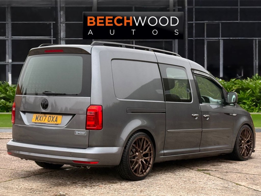 USED 2017 17 VOLKSWAGEN CADDY MAXI 2.0 TDi C20 Maxi Combi Van 5dr Diesel DSG FWD  5 SEATS!