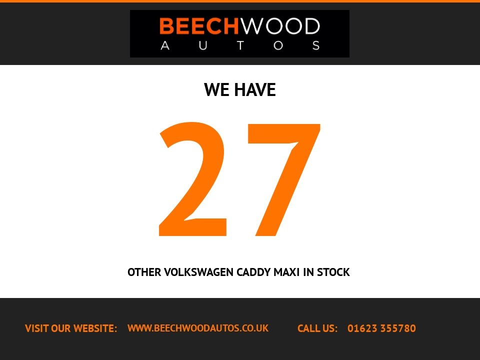 USED 2017 17 VOLKSWAGEN CADDY MAXI 2.0 TDi C20 Maxi Combi Van 5dr Diesel DSG FWD  5 SEATS!